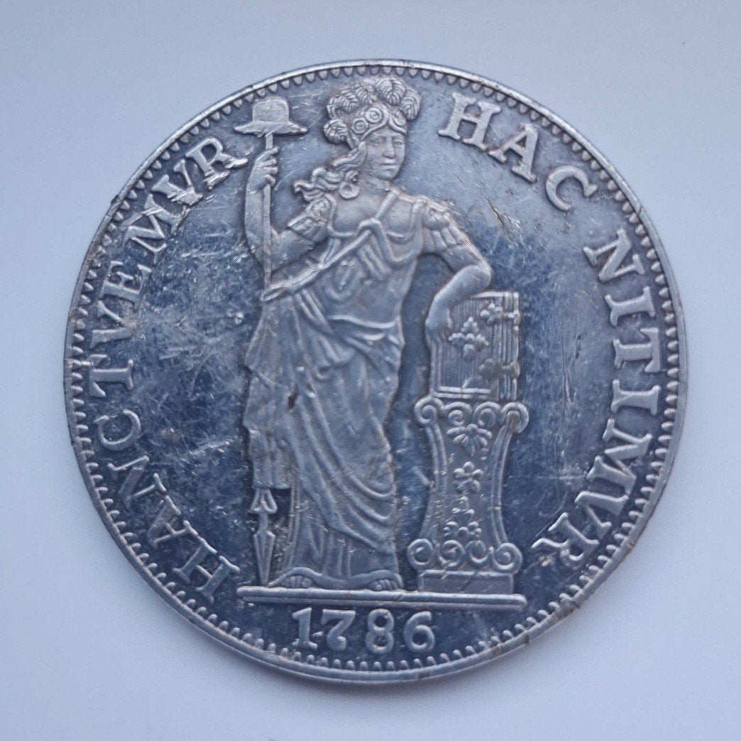 Naslag 1 gulden uit 1786, Postzegels en Munten, Verzenden, Overige landen