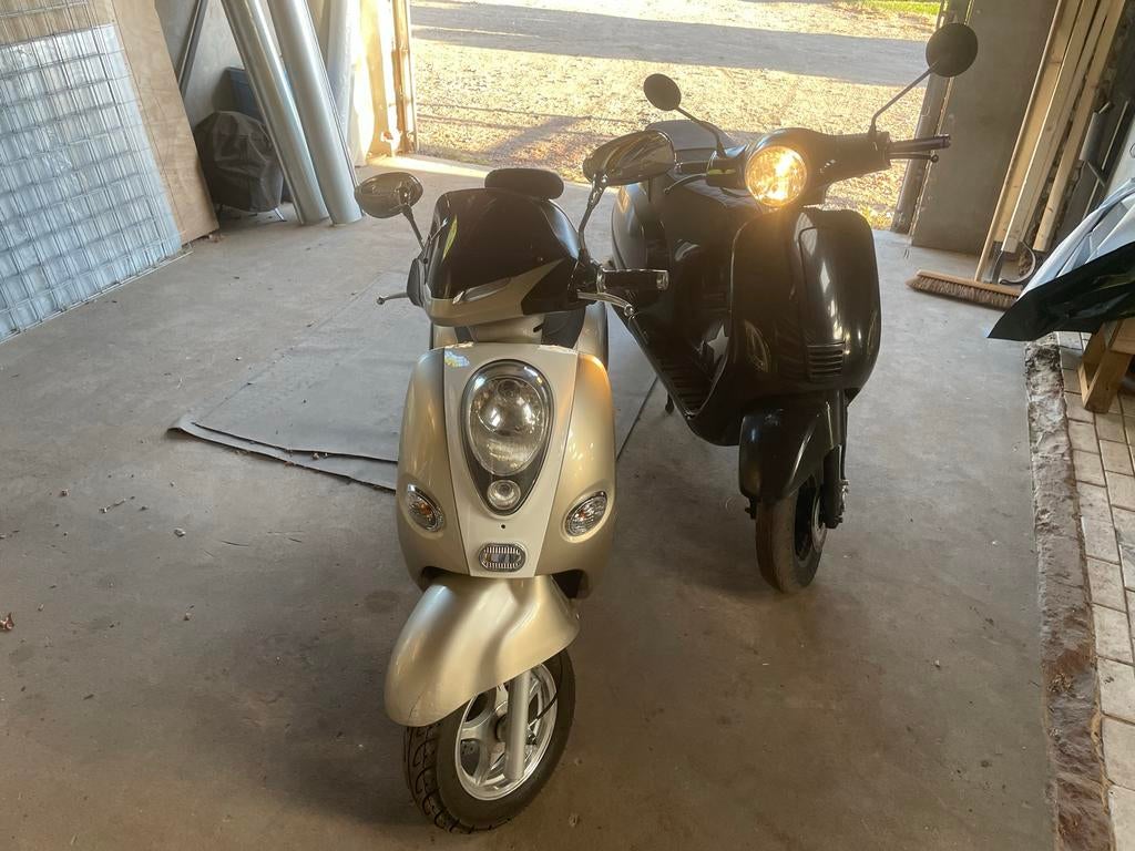 Scooter 45km - Loopt netjes, wel aandachtspunten, Fietsen en Brommers, Scooters | Overige merken, Ophalen, Gebruikt, Maximaal 45 km/u