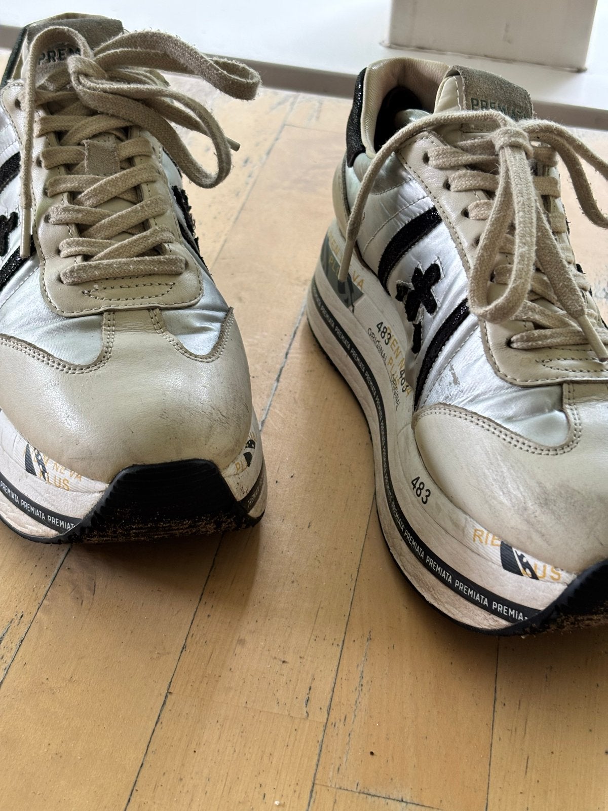 Premiata sneakers, maat 39, Verzenden, Wit, Sneakers of Gympen, Zo goed als nieuw