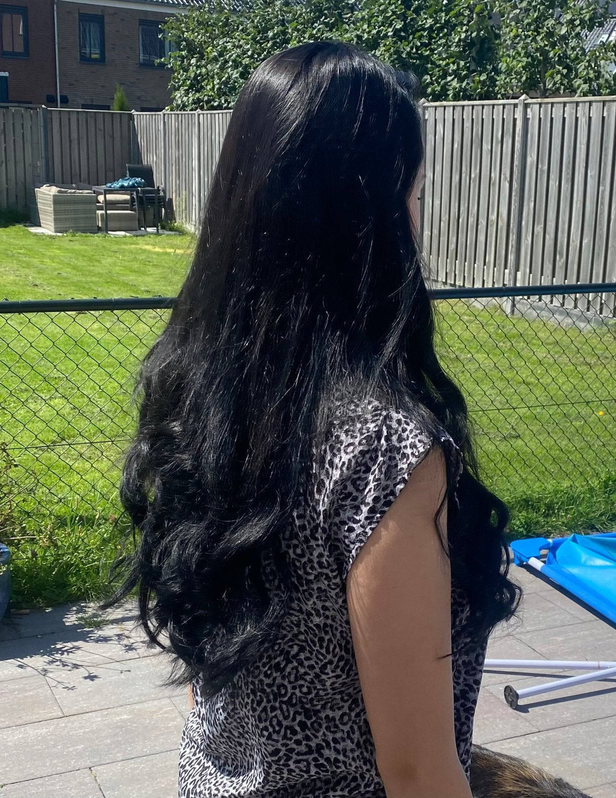 Zwarte hairextensions met clips - Golvend haar, Kleding | Dames, Overige Dameskleding, Ophalen of Verzenden, Zo goed als nieuw