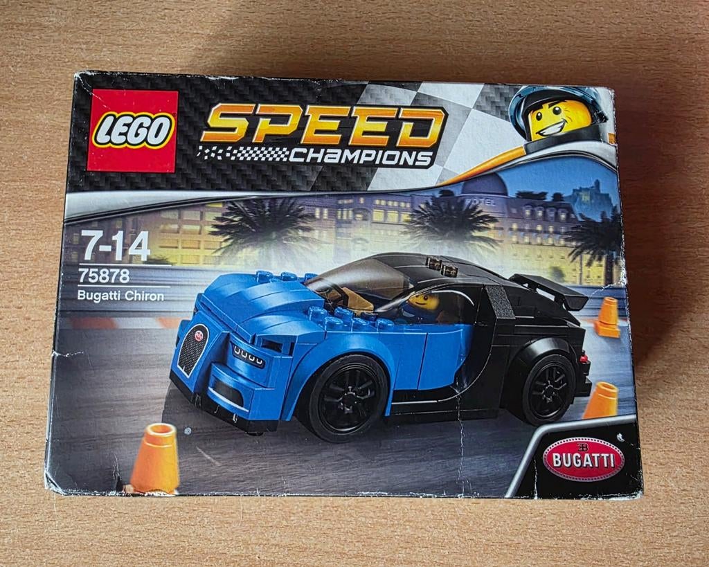 LEGO Speed Champions 75878 Bugatti Chiron, Ophalen, Compleet, Gebruikt, Lego