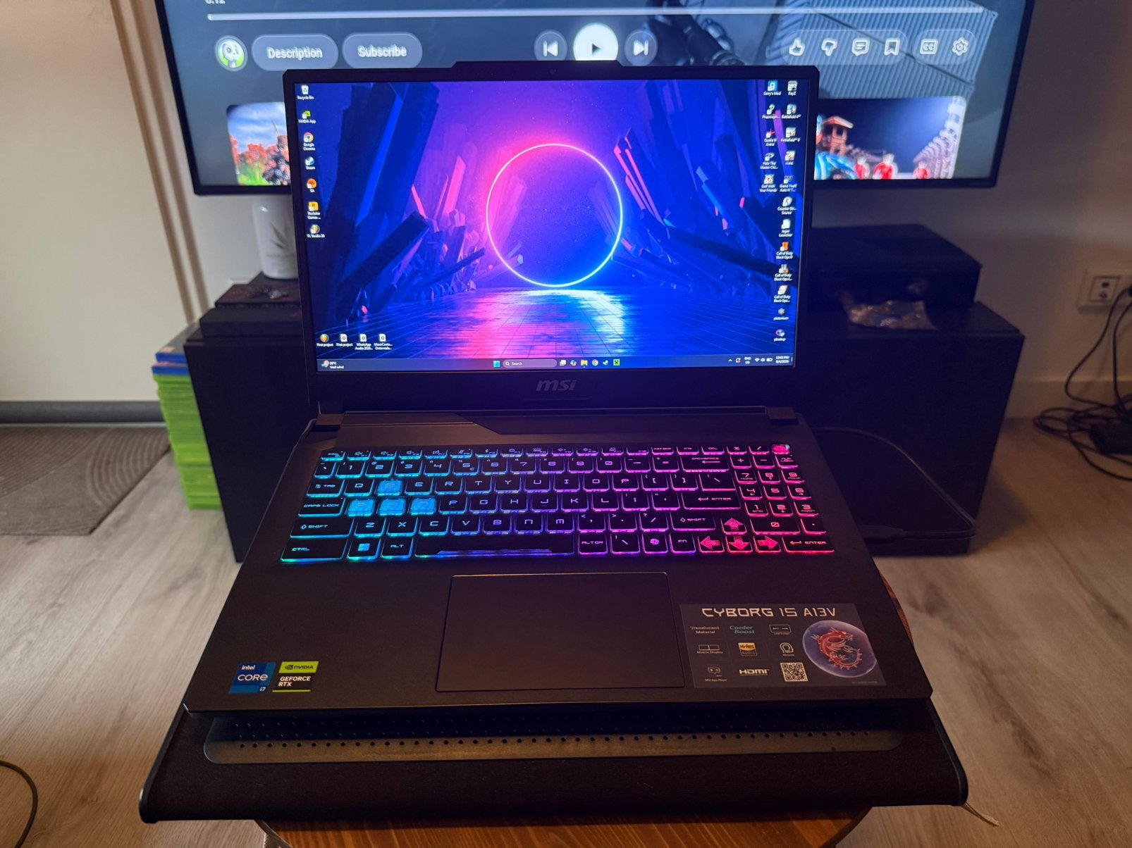 MSI Cyborg 15 A13VFK-1653NL - 15.6 inch, Computers en Software, Windows Laptops, Ophalen, 15 inch, Zo goed als nieuw, SSD