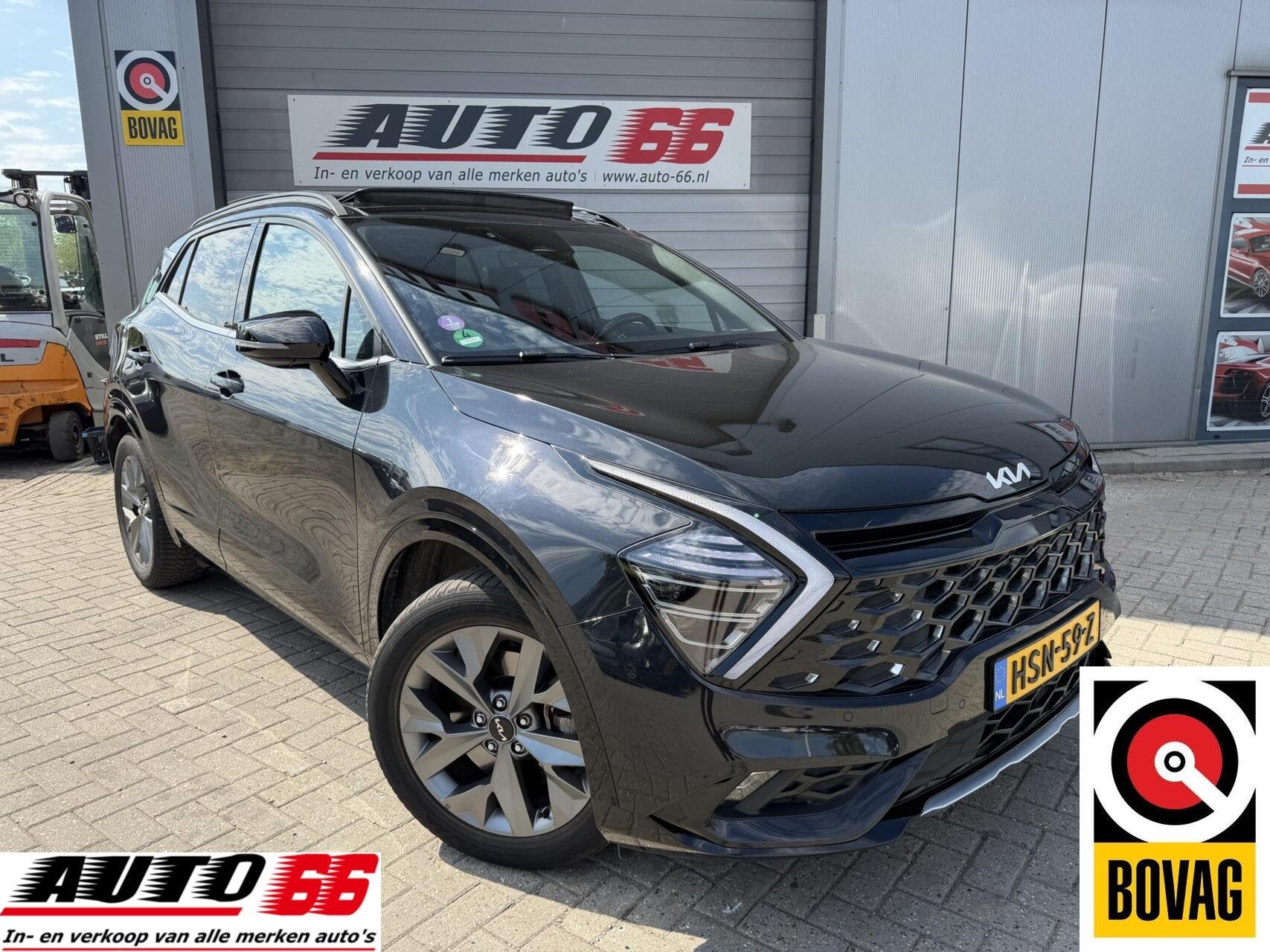 Kia Sportage 1.6 T-GDi Hybrid GT-Line met Trekhaak, Adaptive Cruise Control, Gebruikt, 4 cilinders, Met garantie (alle)