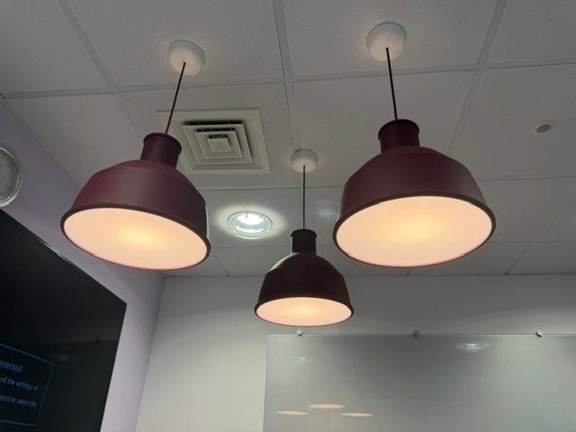 SET - Design MUUTO Unfold Pendant Hanglampen / lampen, 1 set, Ophalen of Verzenden, Gebruikt