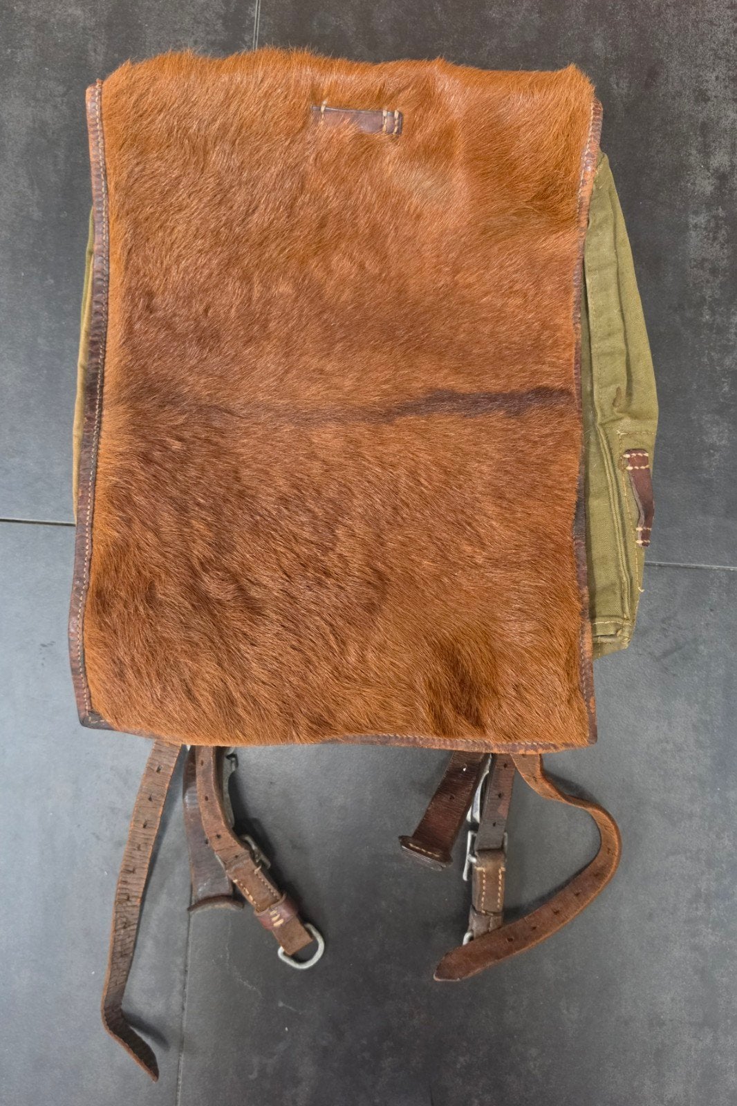 Duitse WO2 rugzak, Affe. 1936. 3. Pionier Kompagnie 21., Ophalen of Verzenden, Landmacht, Duitsland, Kleding of Schoenen