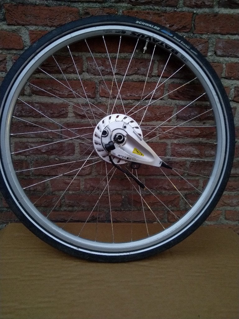 Voorwiel met motor Batavus €61,-, Elektrische fiets, Batavus, Batavus, Ophalen of Verzenden