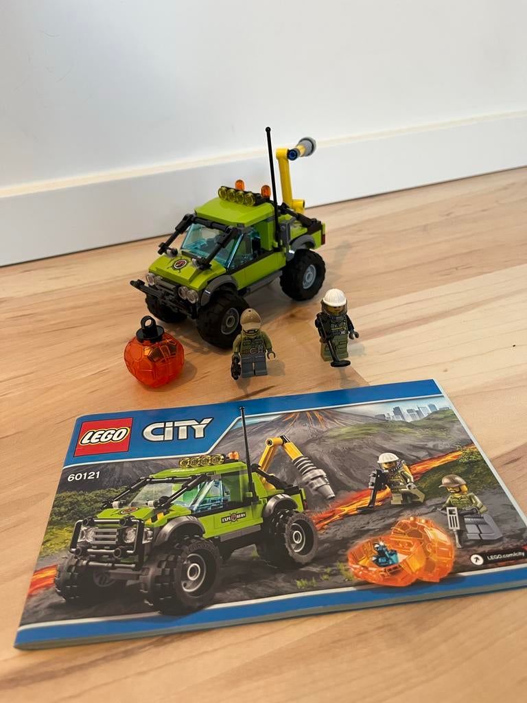 Lego City 60121 Vulkaan Onderzoeker Truck, City, Lego, Ophalen of Verzenden, Zo goed als nieuw