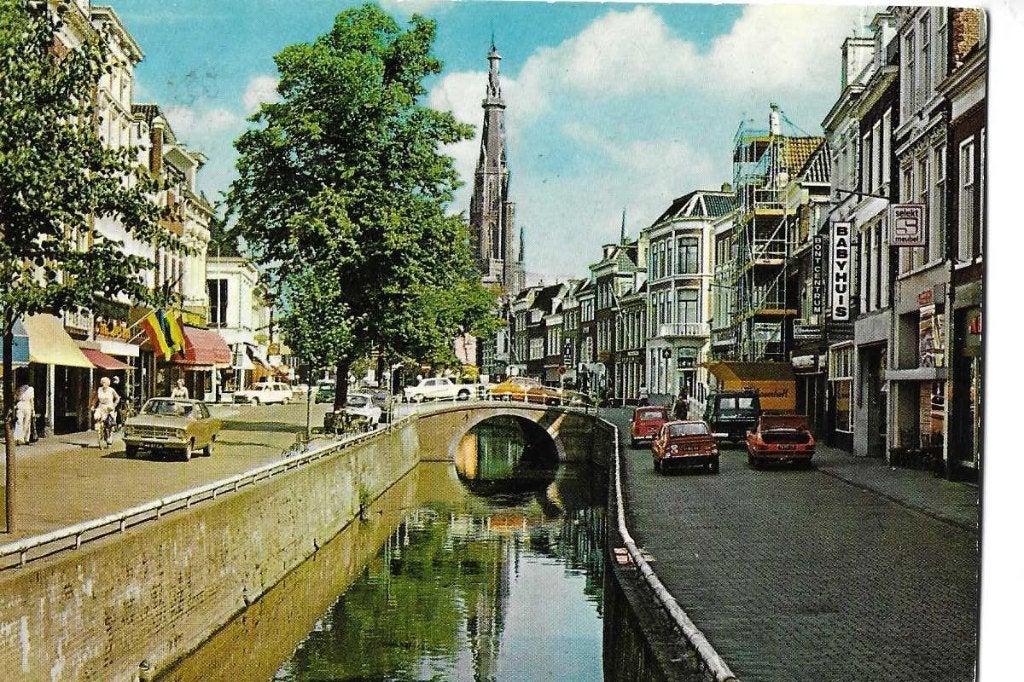 leeuwarden  opel rekord  reclame babyhuis, Verzenden, 1960 tot 1980, Gelopen, Friesland