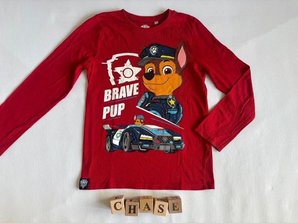 Paw Patrol longsleeve shirt - maat: 134 - Nickelodeon Fan, Ophalen of Verzenden, Zo goed als nieuw, Shirt of Longsleeve, Jongen