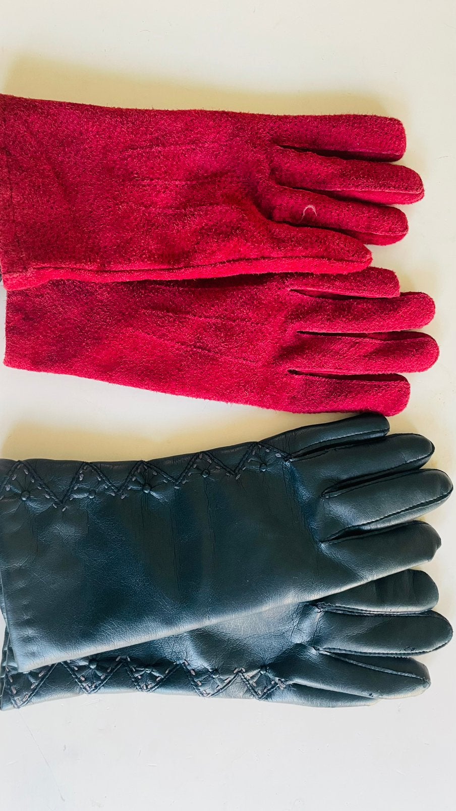 Te koop: 2 nieuwe leren handschoenen, S, Kleding | Heren, Ophalen of Verzenden, Nieuw, Handschoenen