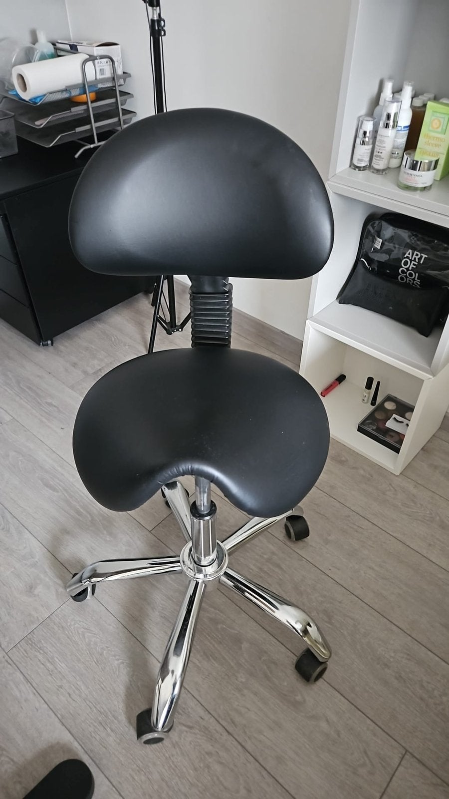 Schoonheids/pedicure stoel, Ophalen of Verzenden, Zo goed als nieuw, Hout