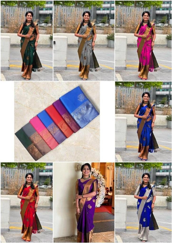 Prachtige nieuwe Saree - Diverse kleuren beschikbaar, Onbekend, Ophalen of Verzenden, Nieuw