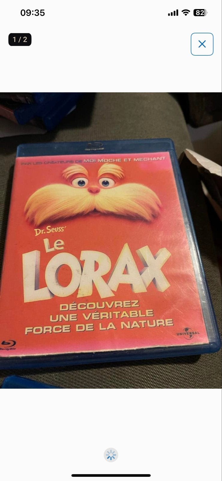 Dr. Seuss' Le Lorax Blu-ray (Frans), Avontuur, Frans, Alle leeftijden, Film