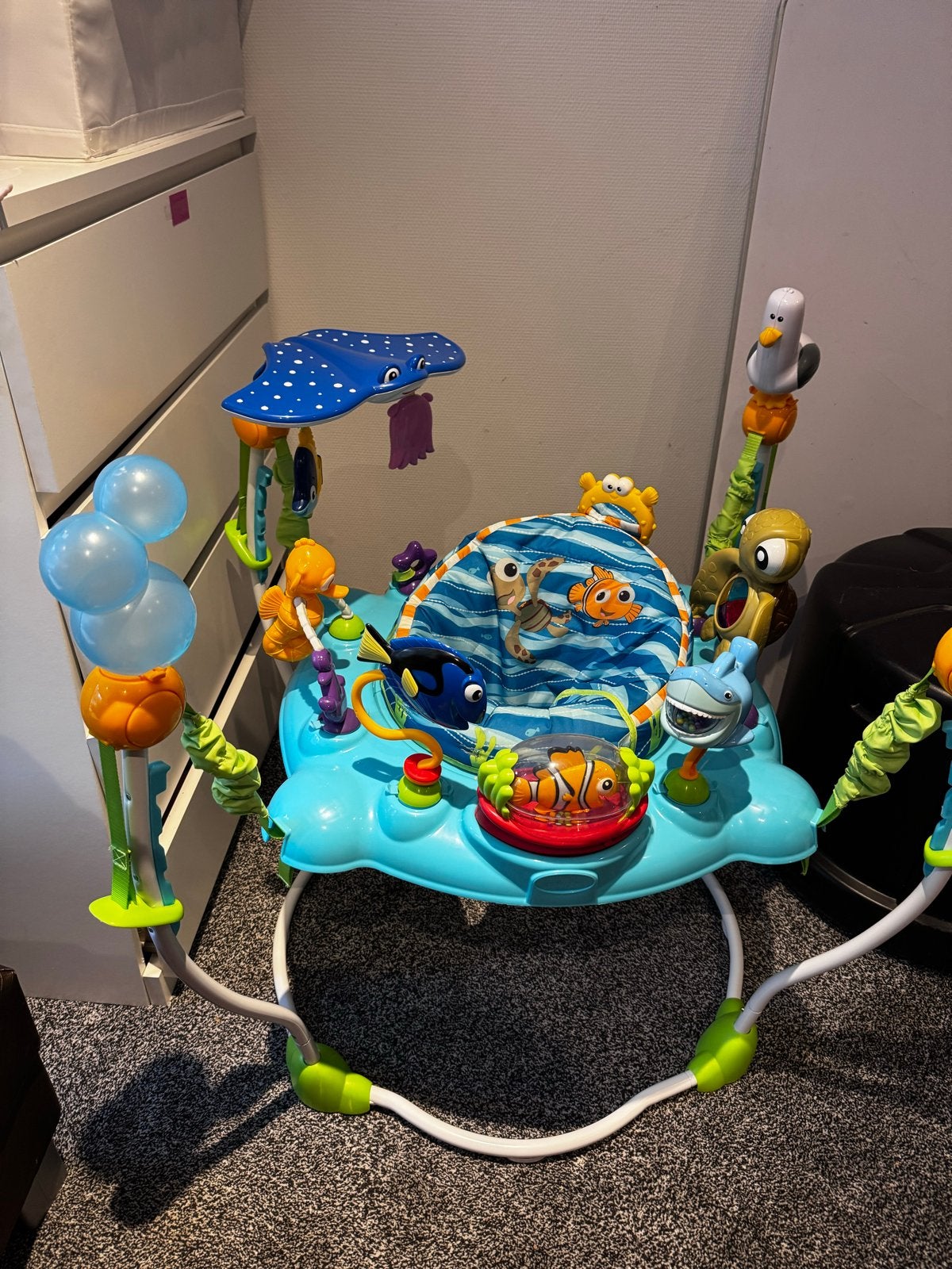 Nemo Baby Jumper met Speelgoed en Geluid, Kinderen en Baby's, Ophalen, Zo goed als nieuw, Overige typen, Met geluid