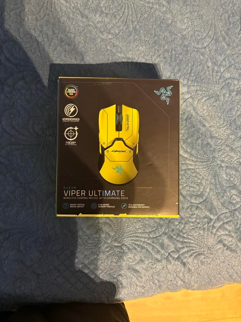 Razer Viper Ultimate Cyberpunk 2077 Edition Draadloze Muis, Muis, Gaming muis, Nieuw, Ophalen of Verzenden