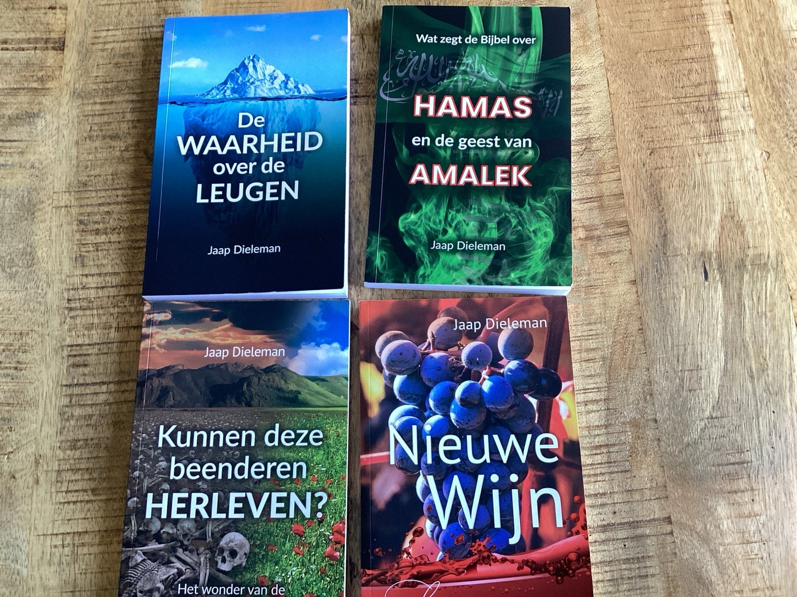 Set van 4 boeken van Jaap Dieleman - Nieuwstaat, Boeken, Ophalen of Verzenden, Nieuw, Spiritualiteit algemeen, Achtergrond en Informatie