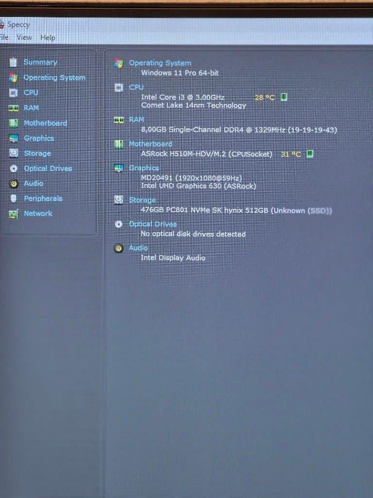 windows 11 voor geïnstalleerde Pc, Computers en Software, Ophalen, Met monitor, 8 GB, Zelf gebouwde pc