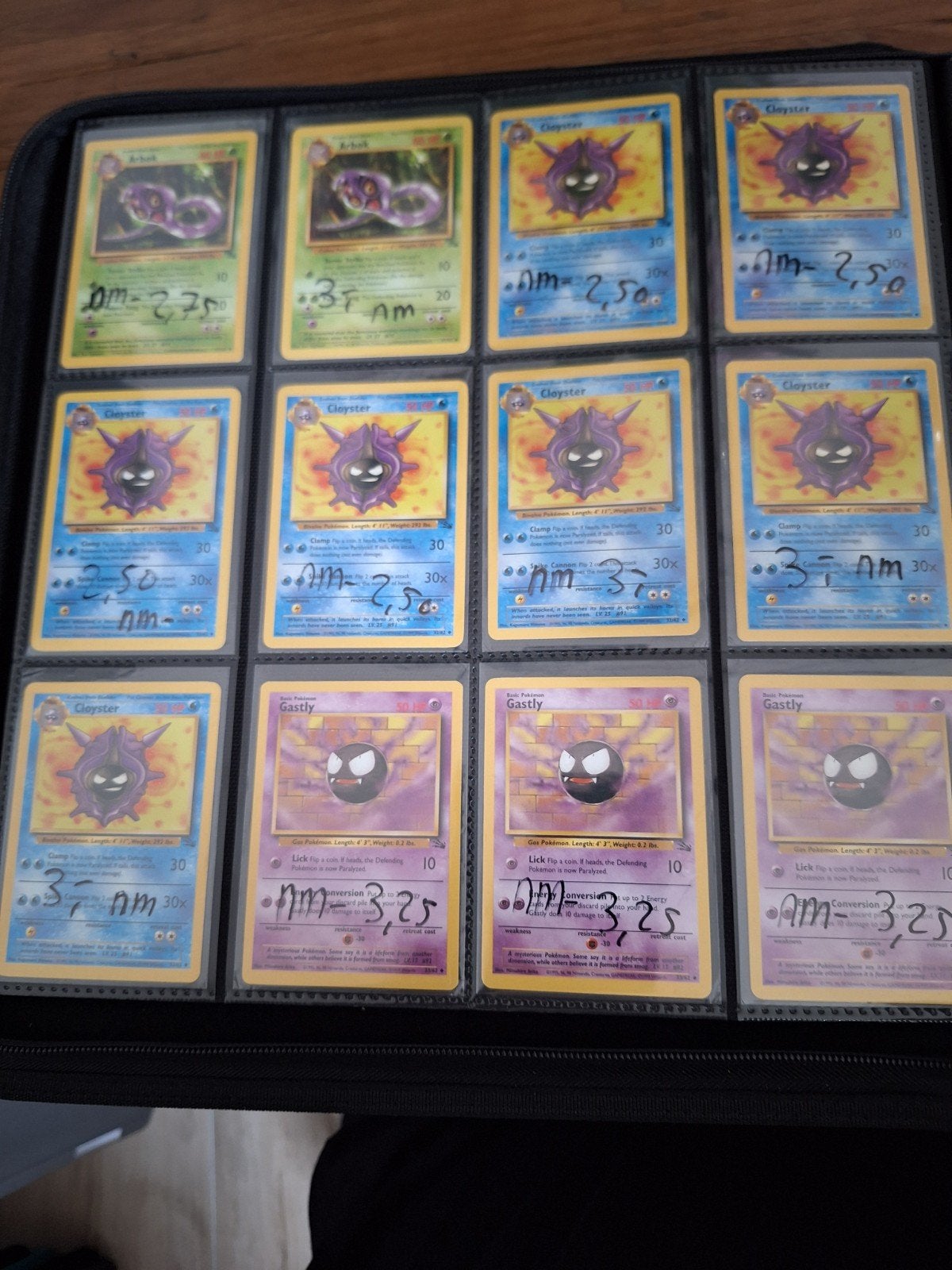 fossil engels - losse verkoop - vintage pokemon, Ophalen of Verzenden, Zo goed als nieuw, Meerdere kaarten