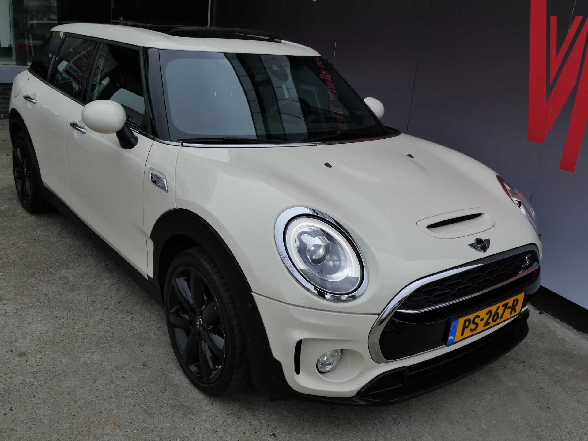 MINI Clubman 2.0 COOPER S CHILI | AUTOMAAT | PANO | H/K | LE, Auto's, 1998 cc, Gebruikt, Leder en Stof, Wit