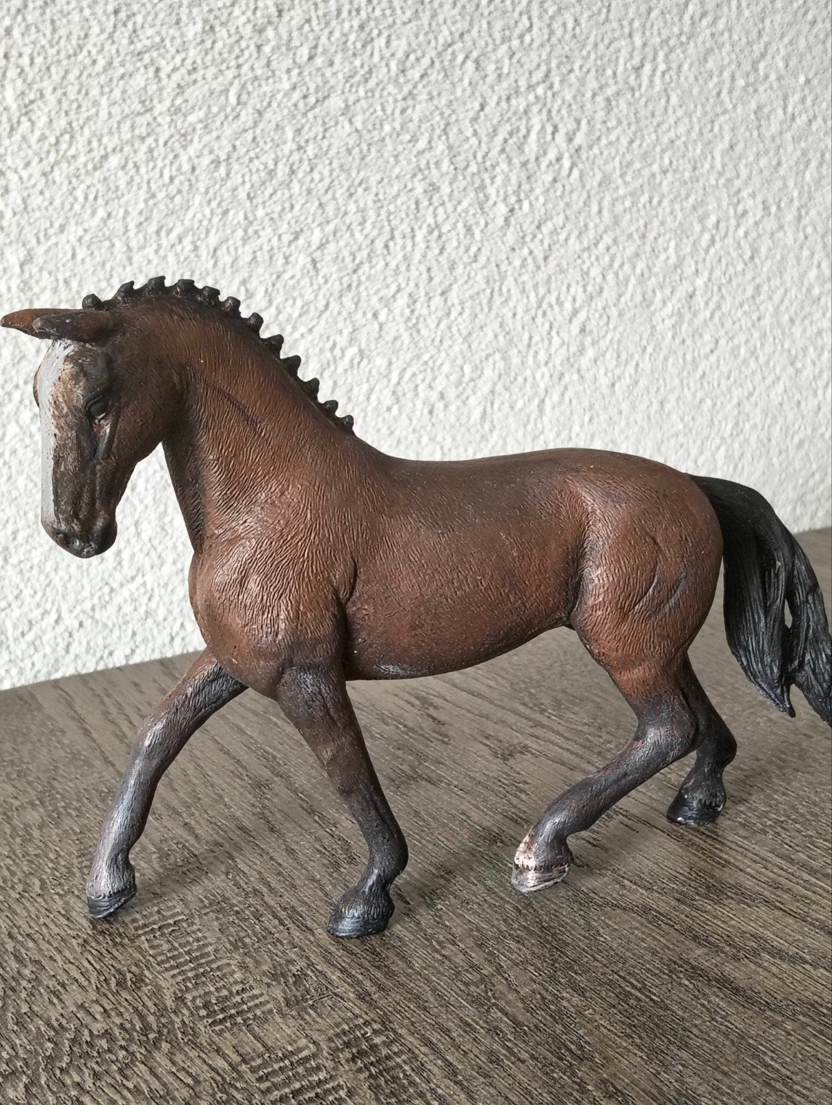 Schleich paard Hannoveraanse Merrie bruin, Ophalen of Verzenden, Zo goed als nieuw, Paard, Beeldje of Figuurtje