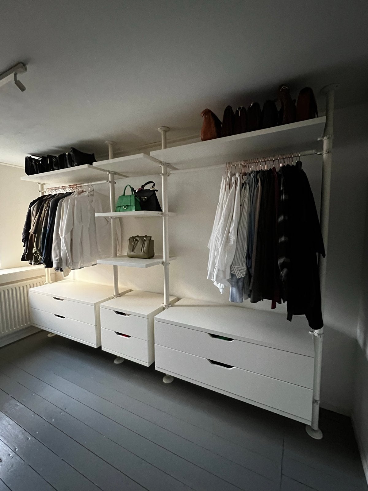 IKEA Stolmen open kledingkast systeem met lades en planken, Ophalen, Gebruikt, 200 cm of meer, 200 cm of meer