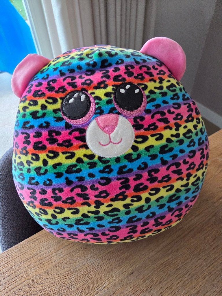 Knuffel Ty dotty regenboog, Overige karakters, Overige typen, Ophalen of Verzenden, Zo goed als nieuw