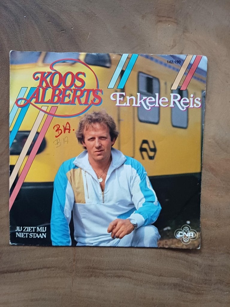 Koos Alberts - Enkele Reis - Single - Vinyl, Ophalen of Verzenden, Gebruikt, Nederlandstalig