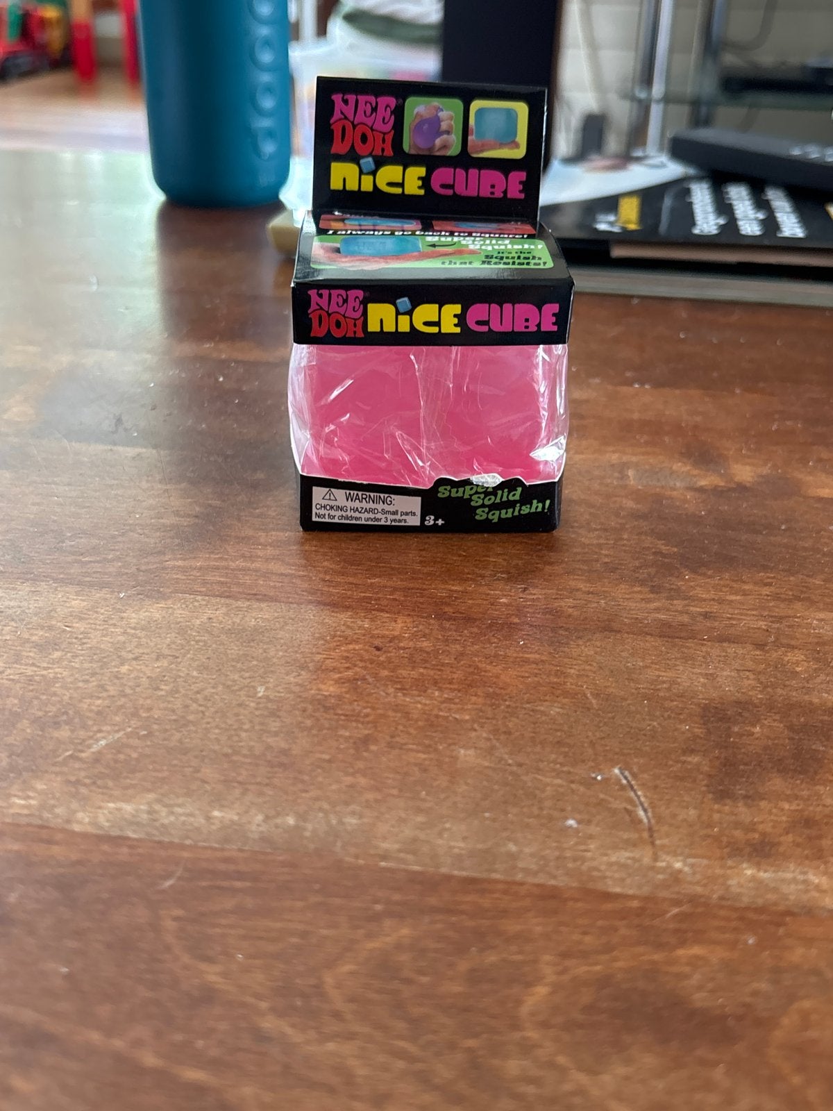Echte NeeDoh Nice Cube Squishy Stressbal Roze, Ophalen, Nieuw, Jongen of Meisje