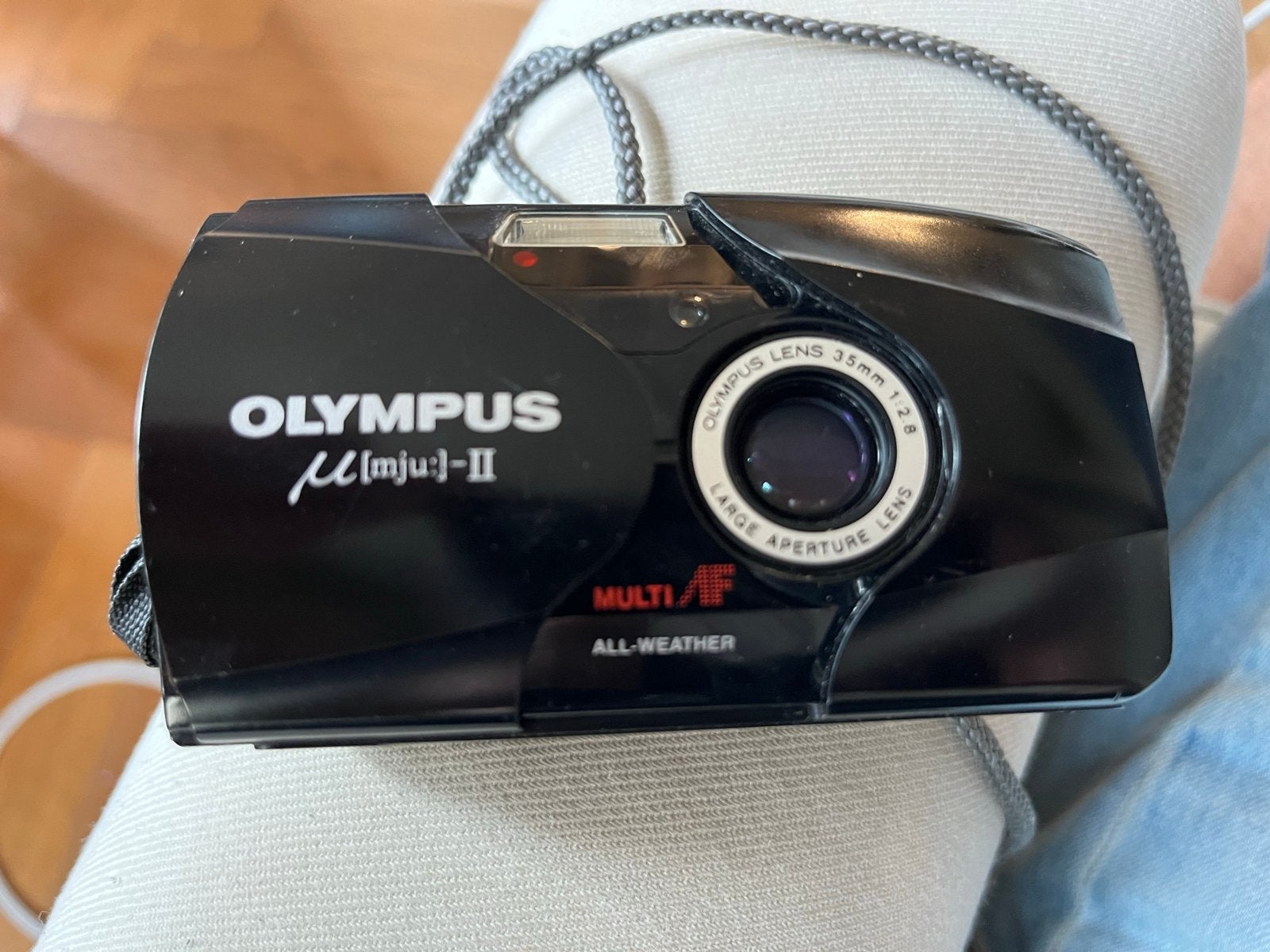 Olympus mju ii (Stylus Epic) 35mm All-Weather Compact Camera, Ophalen of Verzenden, Gebruikt, Compact, Olympus