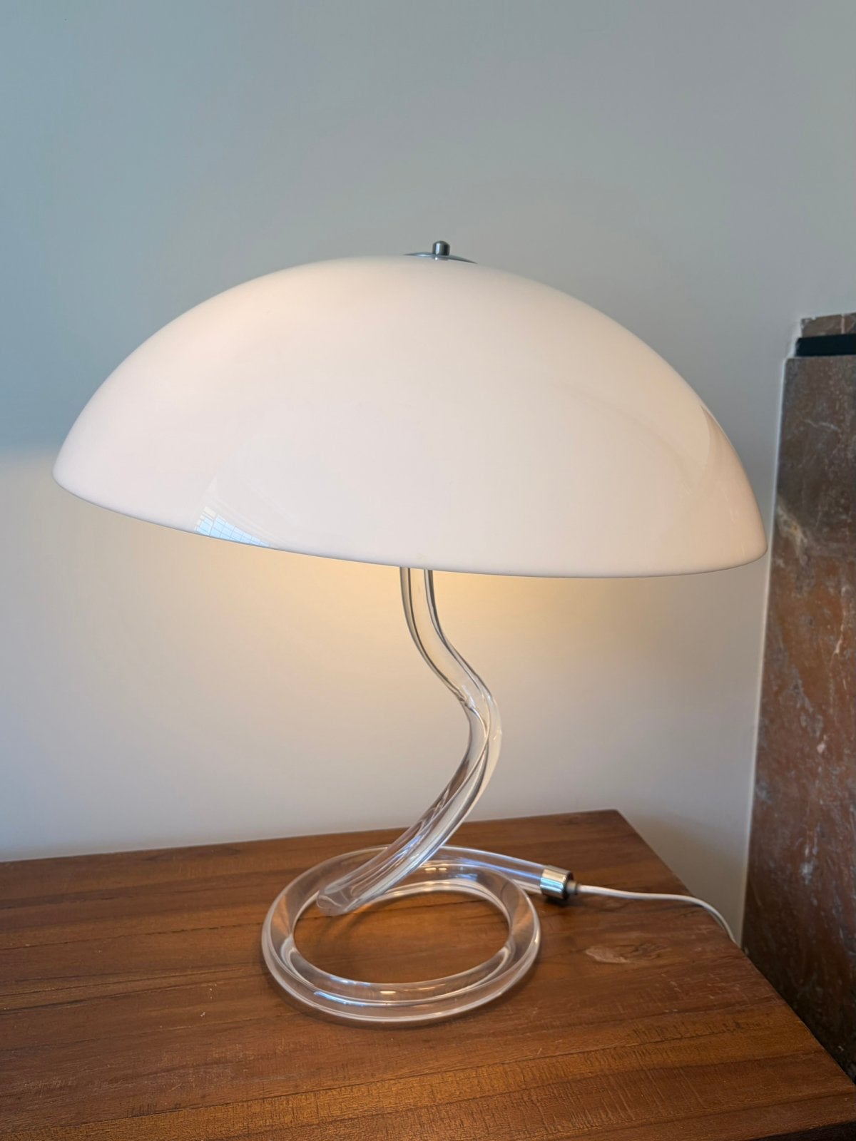 Zeldzame Harco Loor mushroom tafellamp, Huis en Inrichting, Kunststof, Overige merken, Paddenstoellamp, Inclusief lichtbron