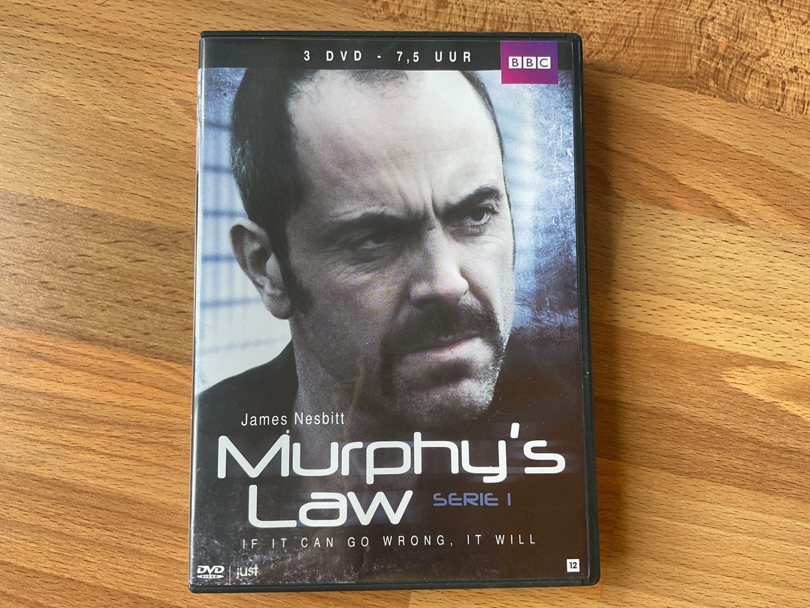 Murphy's Law Serie 1 - James Nesbitt (3 DVD), Nederlands, Ophalen of Verzenden, Vanaf 12 jaar, Inclusief doosje