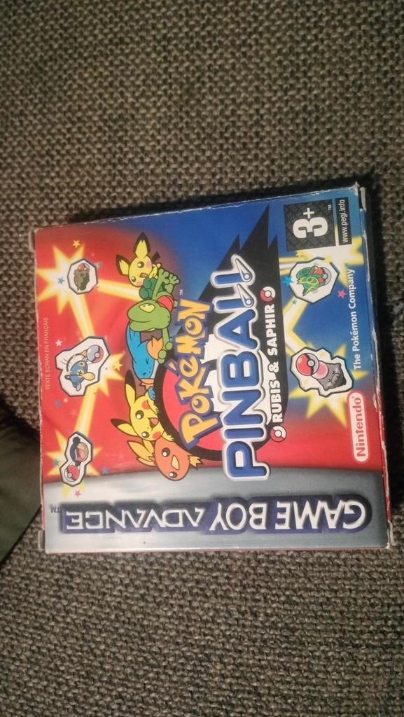 (FRA) Pokémon Pinball: Ruby & Sapphire Game Boy Advance, Gebruikt, Overige genres, 1 speler, Ophalen of Verzenden