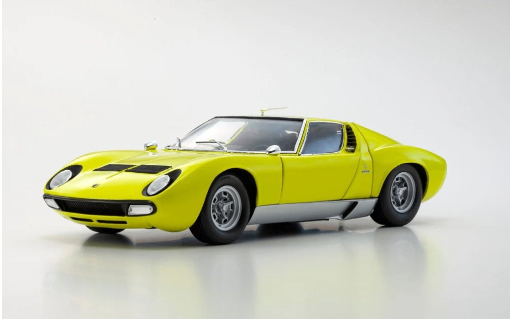 1:18 Lamborghini Miura P400SV - Yellow/Silver (Kyosho), Ophalen, Nieuw, Auto, Kyosho