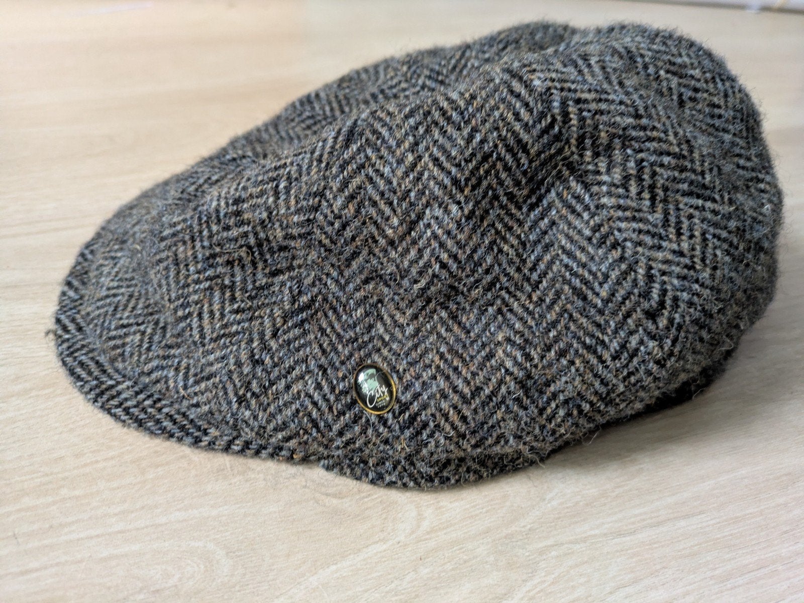 Harris Tweed wollen pet maat 58, Harris Tweed, Ophalen of Verzenden, 58 of 59 cm (L, 7¼ of ⅜ inch), Pet
