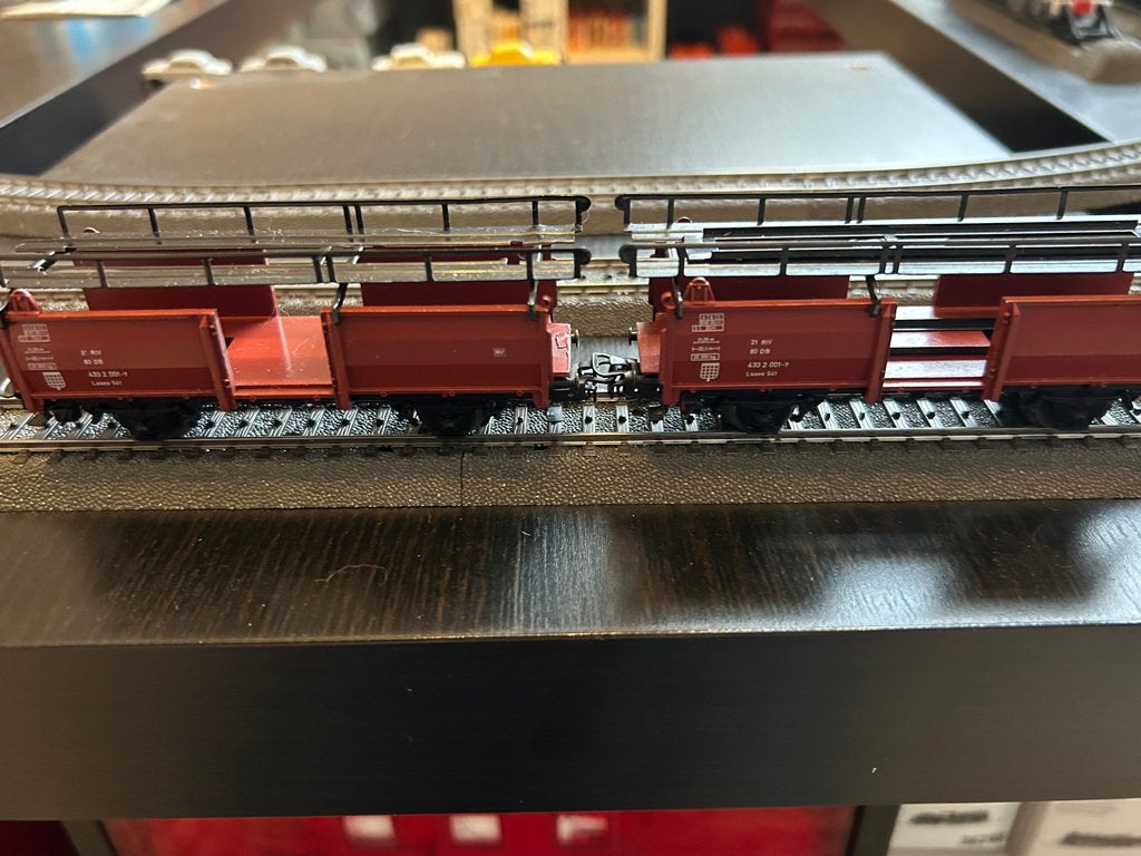 Märklin H0 2 STUKS  4612 autotransporters IZGS, Wisselstroom, Gebruikt, Wagon, Ophalen of Verzenden