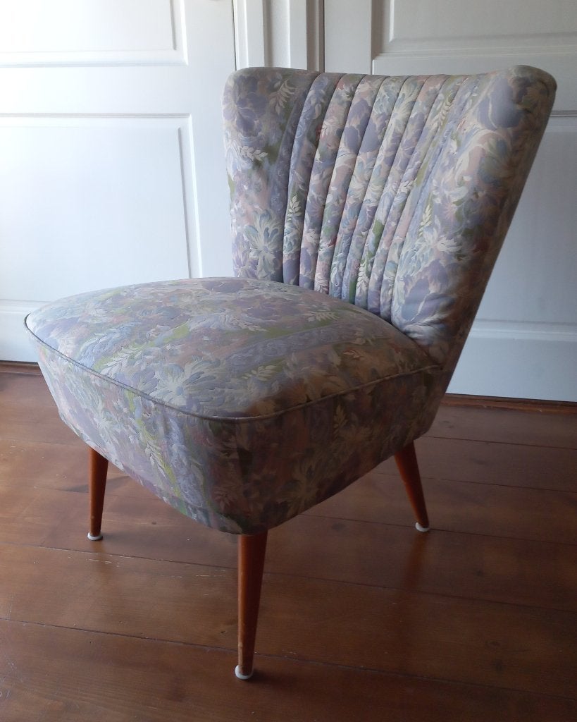 Cocktail stoel retro stoeltje pastel-tinten @DOC61, Ophalen, Landelijk retro chic-vintage, Overige kleuren, Zo goed als nieuw
