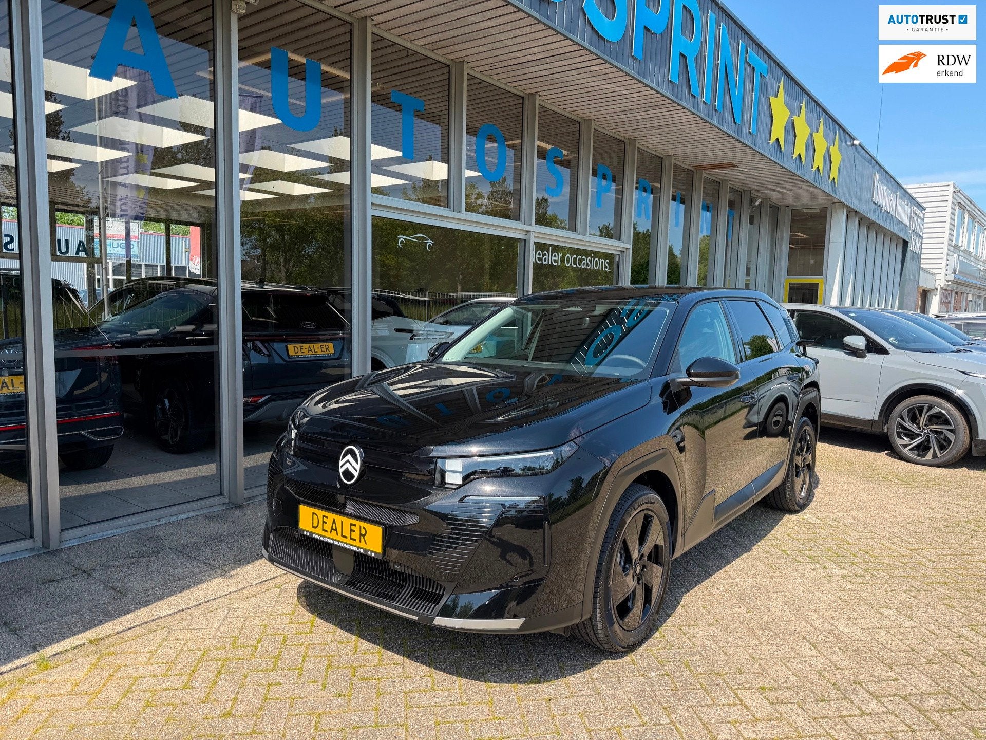 Citroen C5 Aircross 1.2 Hybrid 145 Max 145 PK NAVIGATIE CAME, Auto's, Citroën, 145 pk, Stof, Gebruikt, Zwart