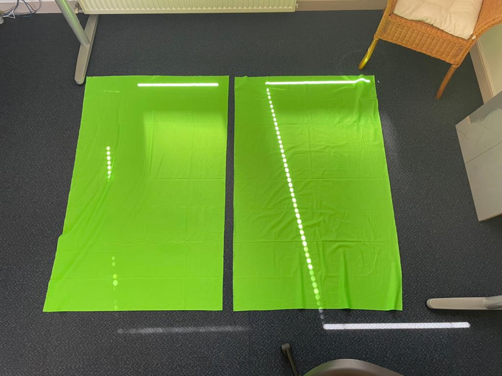 2x Green Screen, Ophalen of Verzenden, Nieuw, Minder dan 10 m²