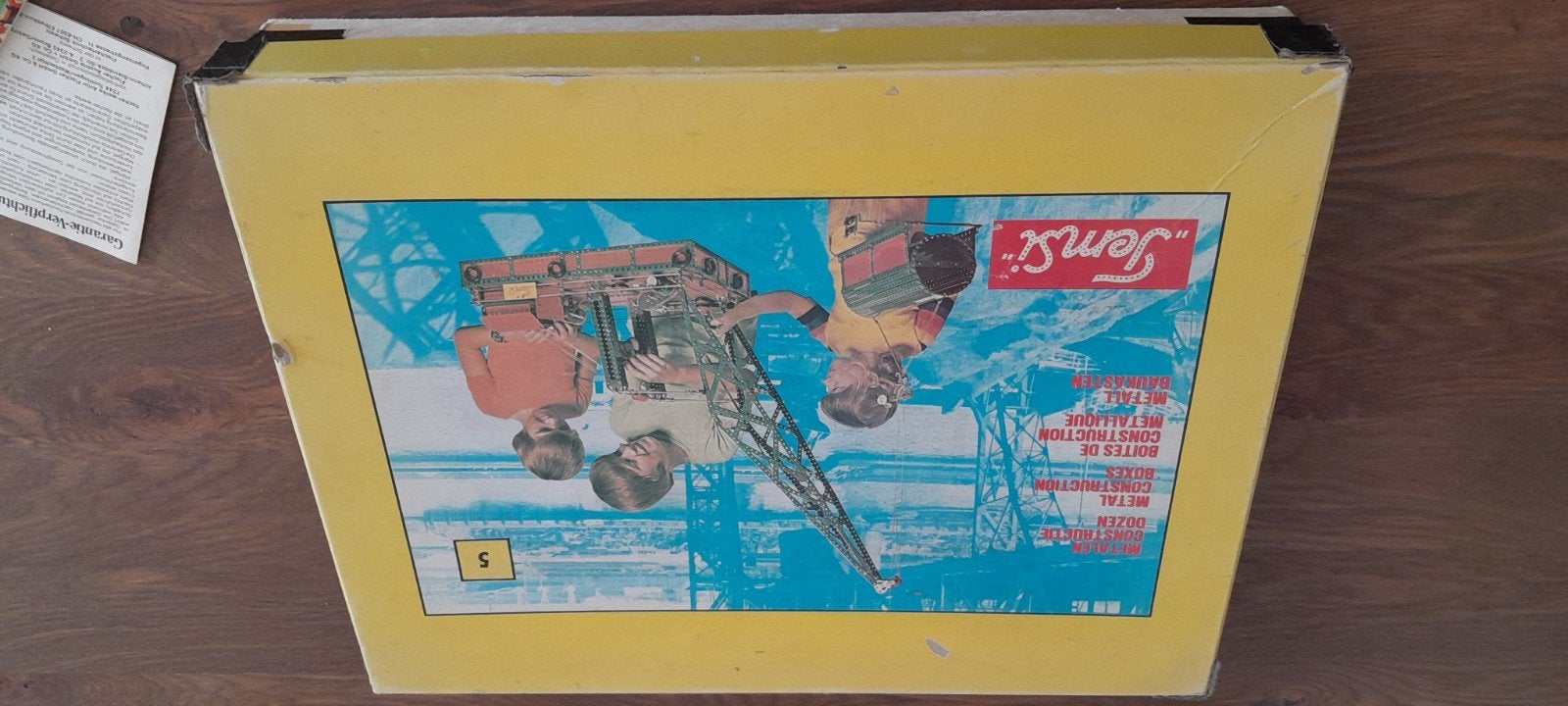Vintage Temsi Bouwdoos 5 - Metaal Constructie Speelgoed, Ophalen of Verzenden, Gebruikt, Overige merken
