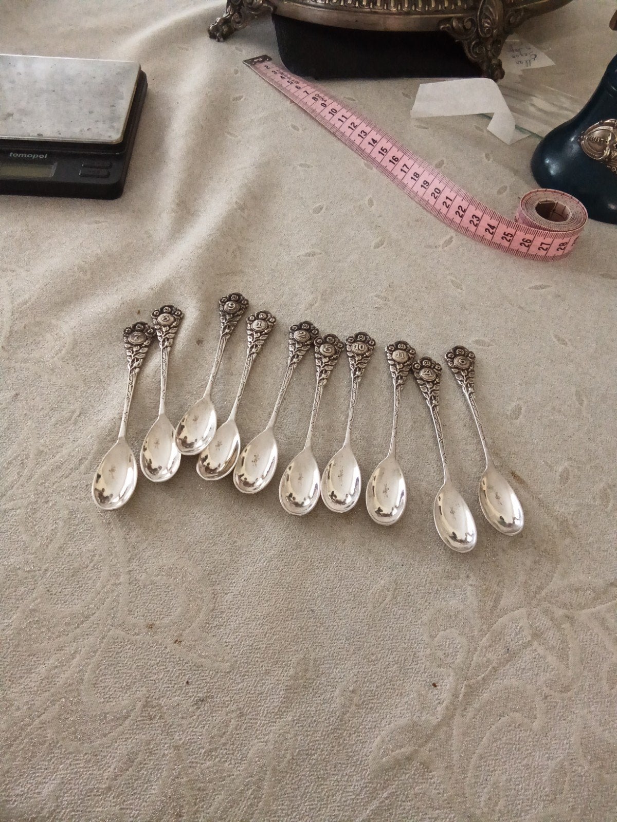 zilveren koffie lepeltjes., Ophalen of Verzenden, Zilver
