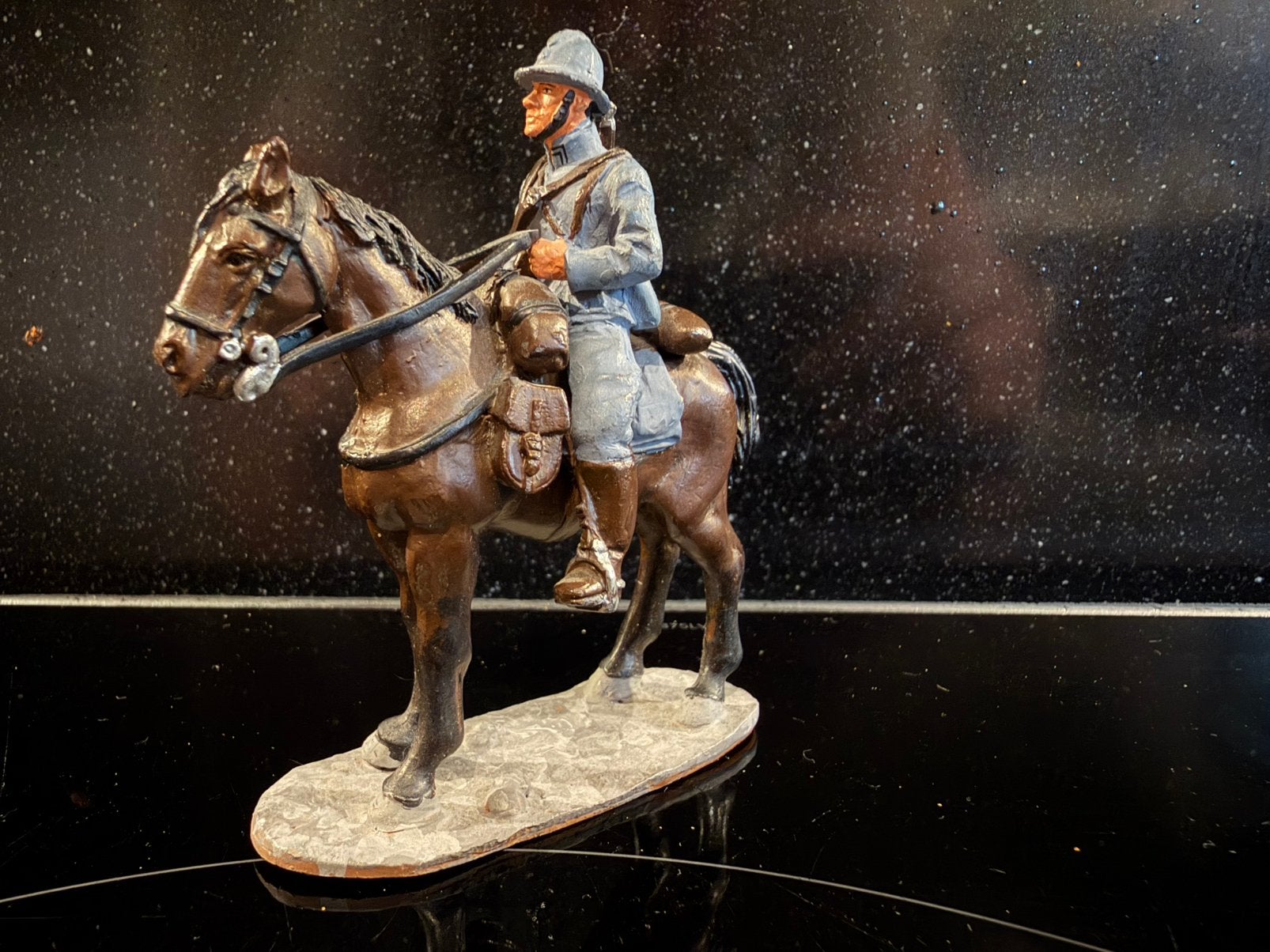Zeldzaam Delprado: Franse soldaat te paard, Ophalen of Verzenden, Zo goed als nieuw