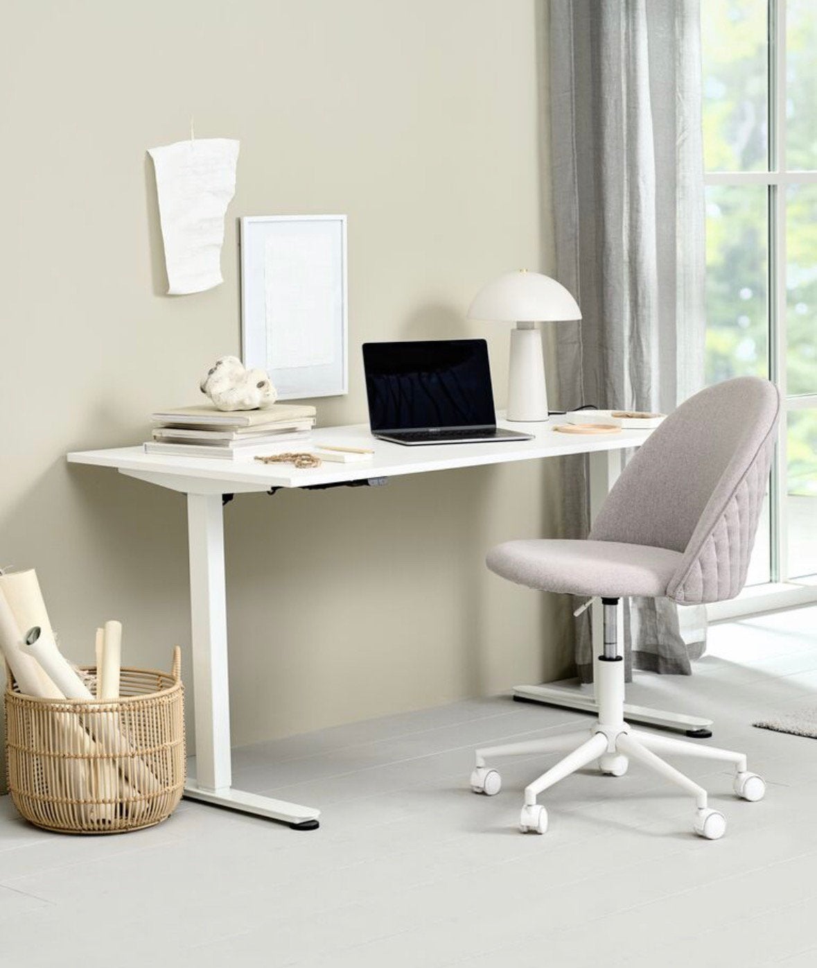 Electrisch sta - zit bureau 160 cm, Ophalen, Elektrisch