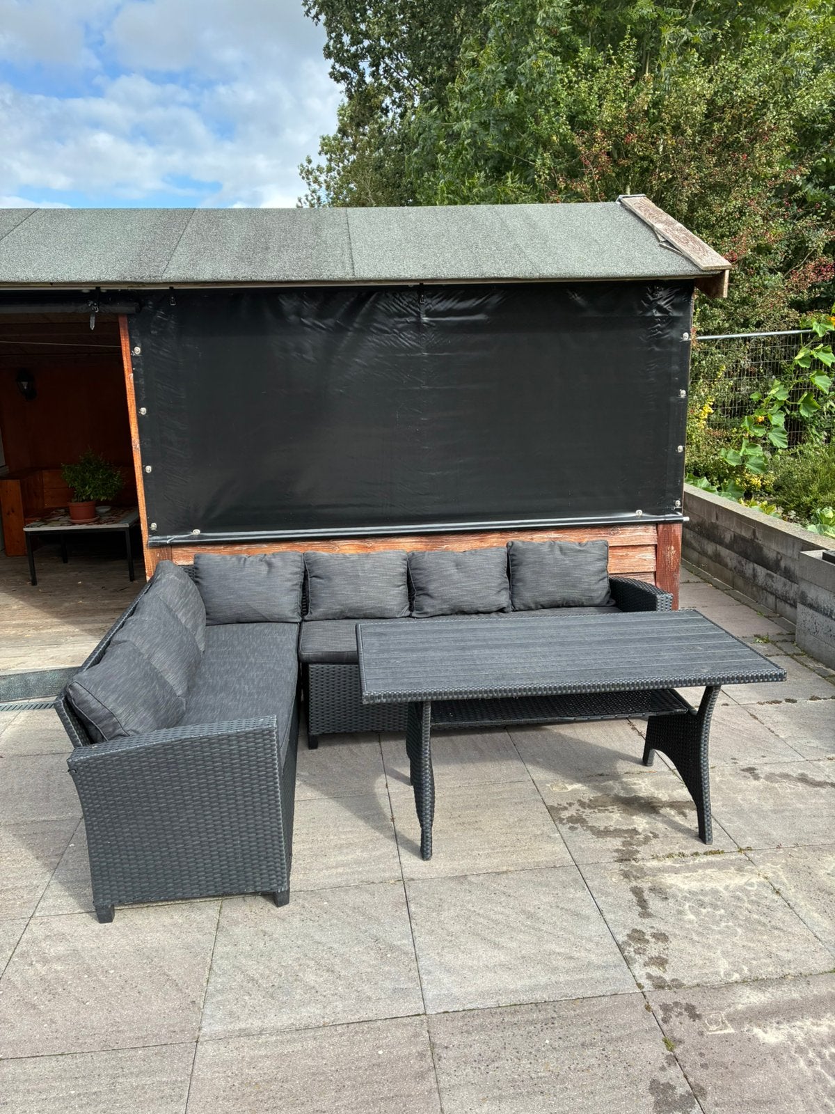 Loungeset / tuinset 6 persoons in goede staat, Ophalen