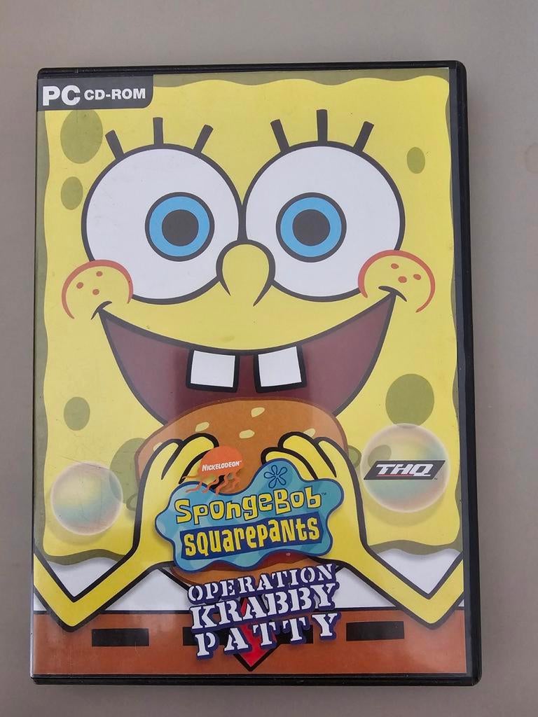 Pc game Spongebob Squarepants operation Krabby Patty, Avontuur en Actie, 1 speler, Ophalen of Verzenden, Zo goed als nieuw