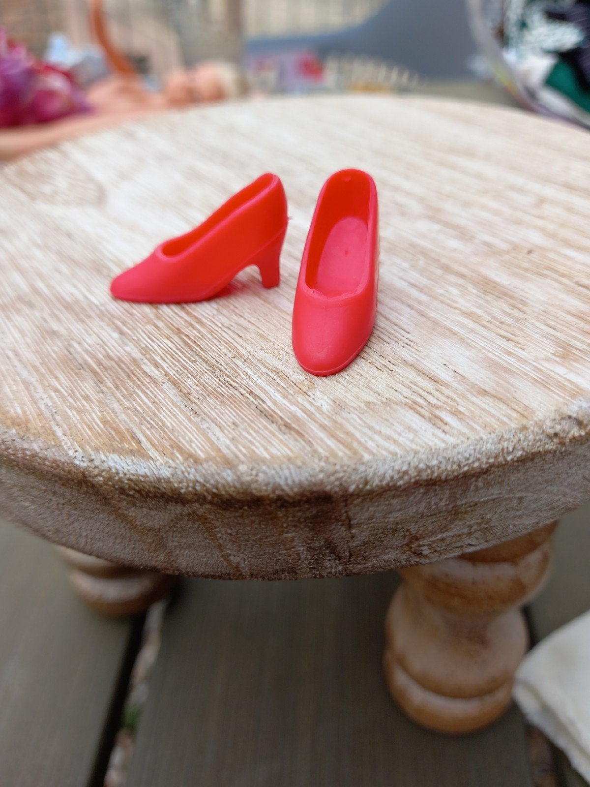 Vintage Barbie Fleur hakjes pumps, Verzenden, Zo goed als nieuw, Accessoires
