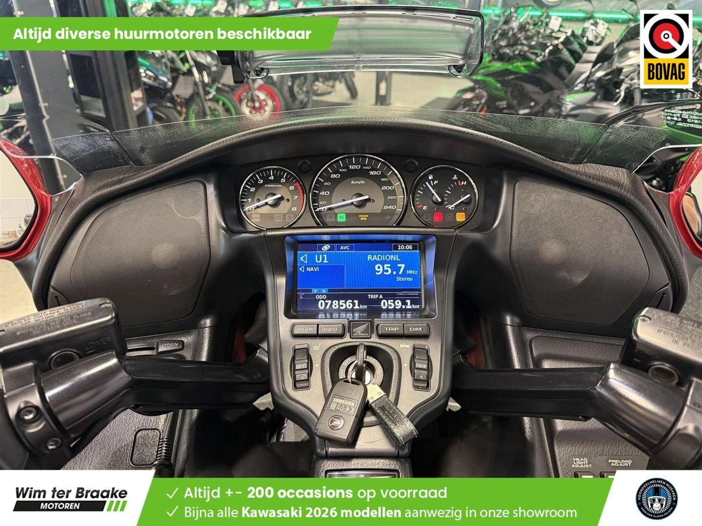 Honda GL1800 Goldwing ABS (bj 2015) 78,554 km, HONDA, Motorrijbewijs A, Bedrijf, Onbekend