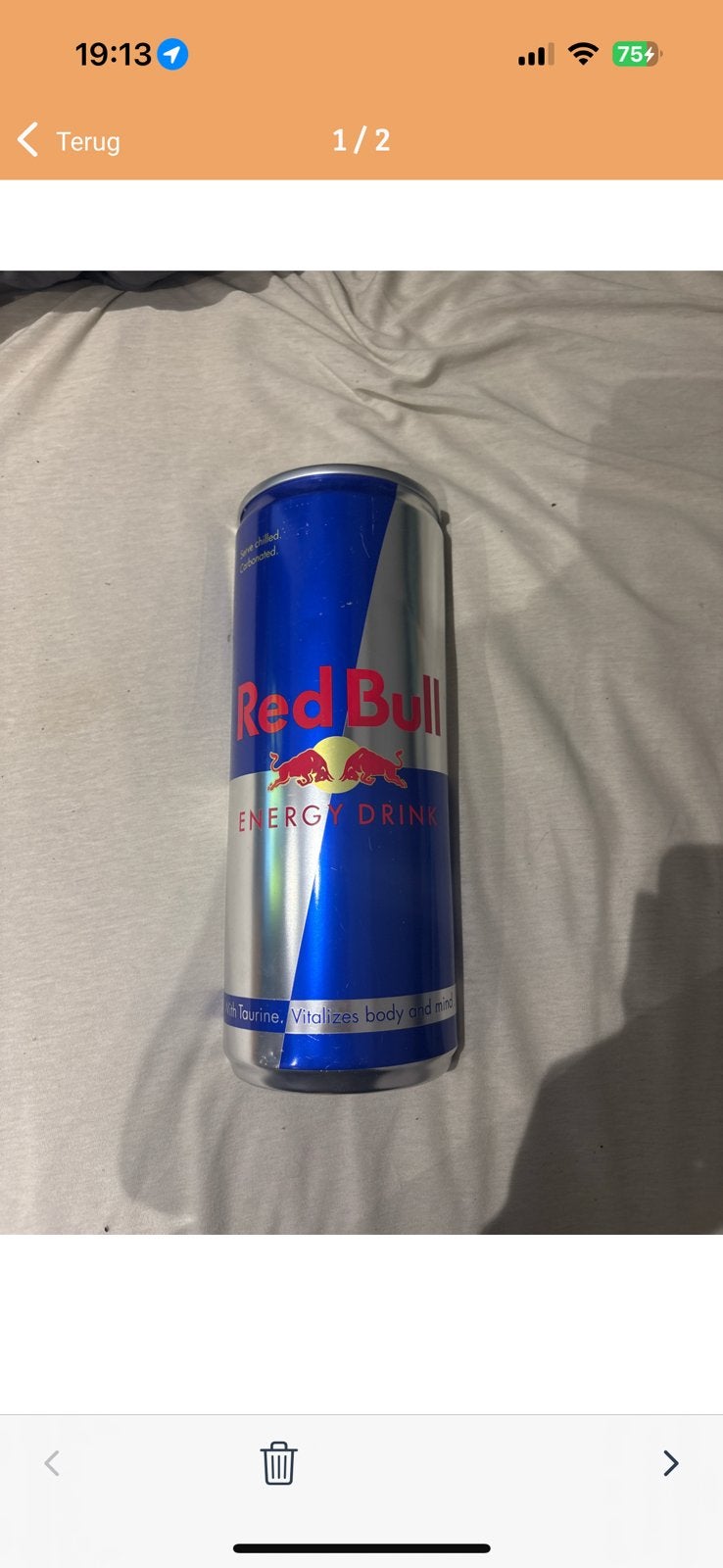 Groot Redbull blik, Verzamelen, Blikken, Ophalen of Verzenden, Zo goed als nieuw, Overige