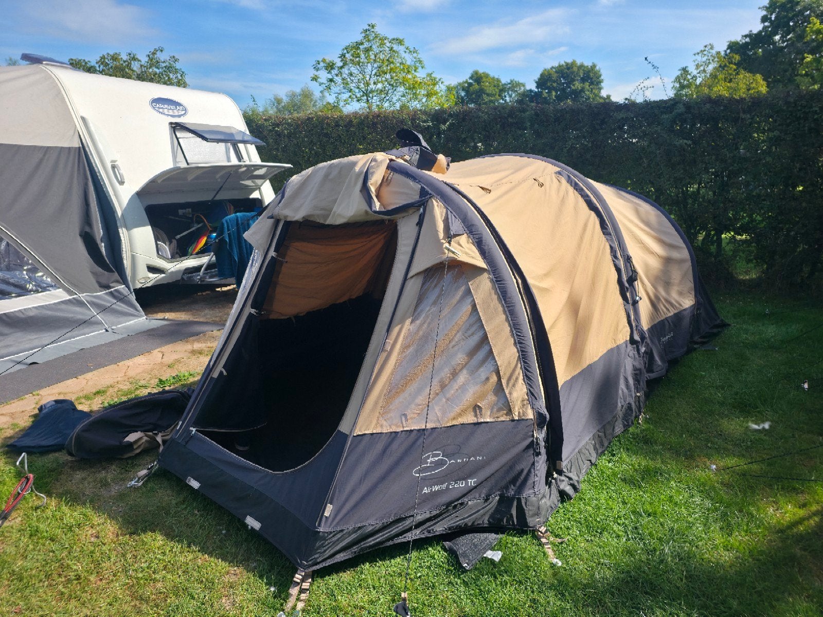 Bardani Airwolf 220 TC - Zeer comfortabele oppomptent, Ophalen