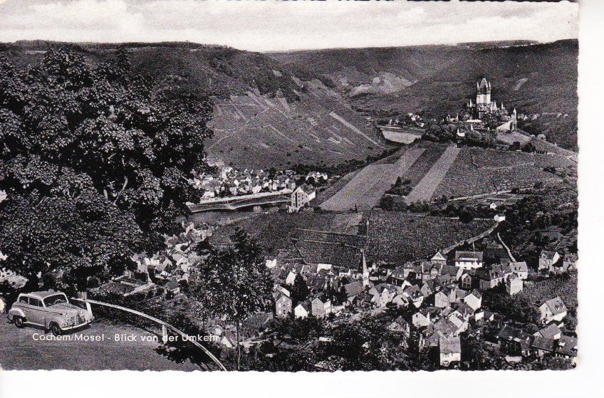 COCHEM/ Mosel,- Blick van der Umkehr.  29-06, Ophalen of Verzenden, 1940 tot 1960, Gelopen, Duitsland