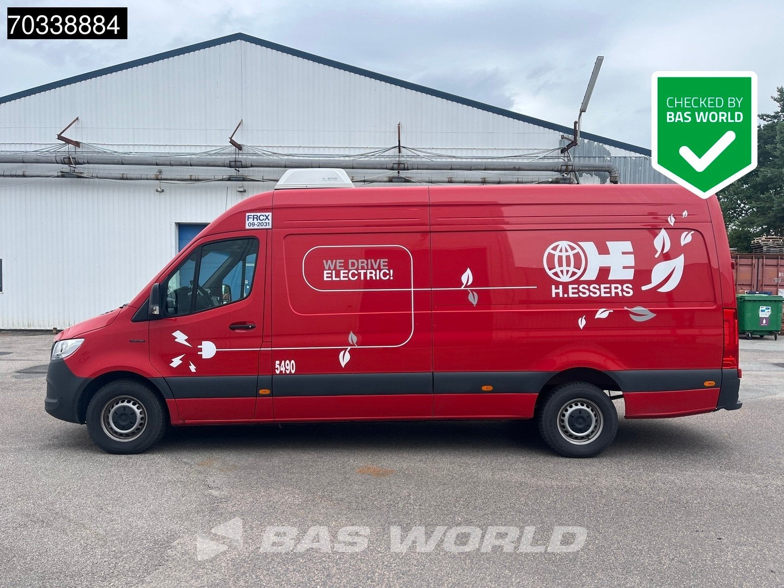 Mercedes eSprinter Electric 113kWh! Koel/Vrieswagen Multitem, Auto's, Automaat, Stof, Gebruikt, Overige kleuren